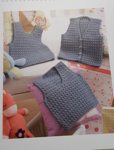 baby set in crochet book